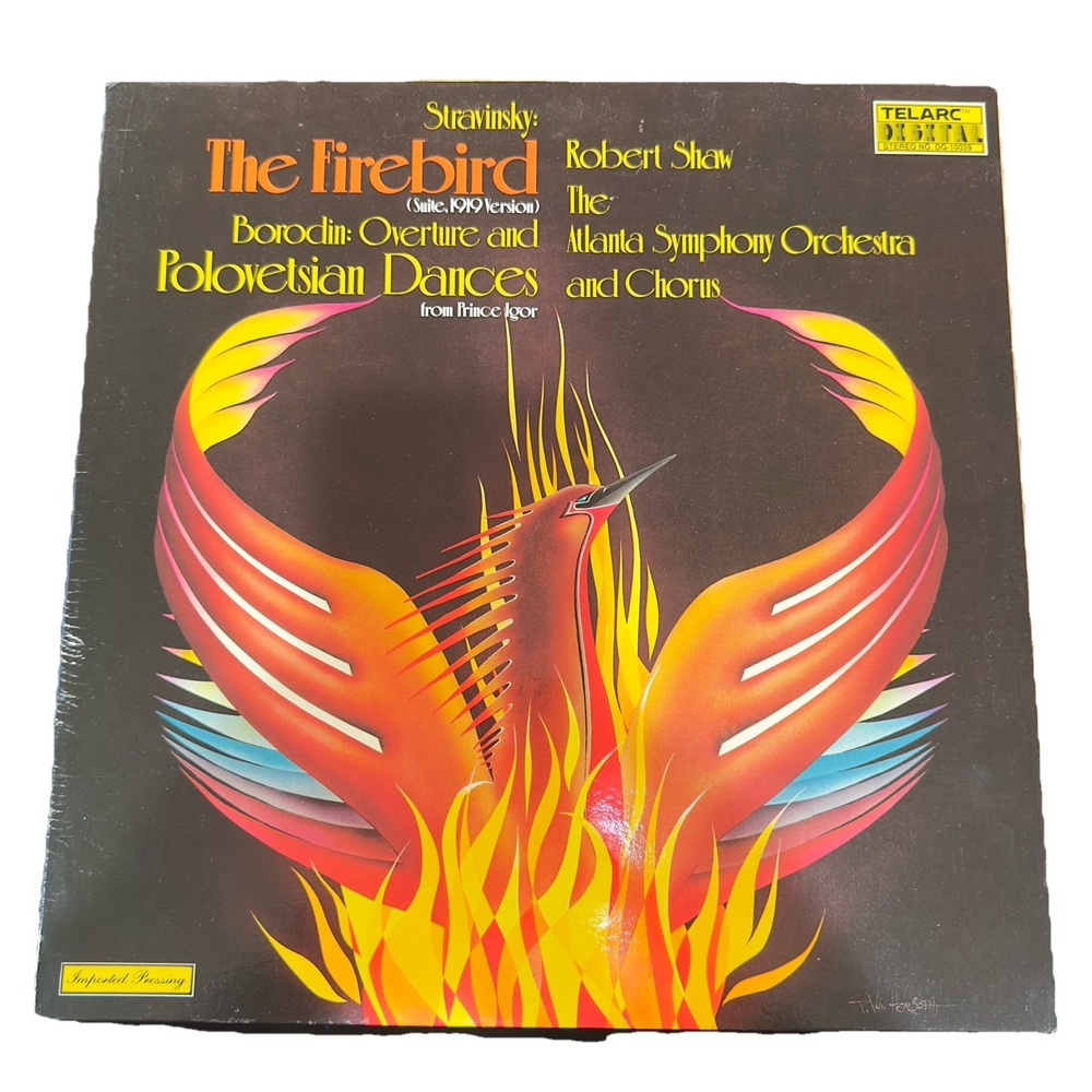 STRAVINSKY/BORODIN The Firebird/Polovetsian Dances 1978 Vinyl LP Telarc - VG+